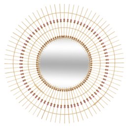 MIROIR BAMBOU PERLE FOLK D.76CM