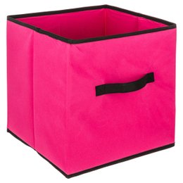 BOITE DE RANGEMENT 31X31CM ROSE
