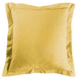 TAIE D OREILLER VOLANT PLAT 63X63CM LINA MIEL