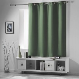 RIDEAU A OEILLETS 135X180CM OCCULT UNI OCCULT KAKI