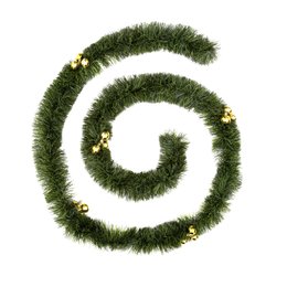 GUIRLANDE VERTE 100X6X2.7M BOULE DE NOEL OR