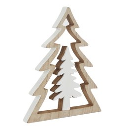 SAPIN BOIS BLANC A POSER H19CM