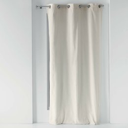 RIDEAU A OEILLETS 140X260CM LYRAE NATUREL