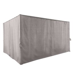 RIDEAUX PALMEIRA 3X4M NOISETTE