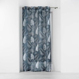 PANNEAU A OEILLETS 140X240CM IMP MAJOLICA BLEU