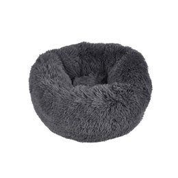 COUSSIN ROND APAISANT FLUFFY 55X25CM ANTHRACITE