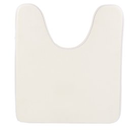 TAPIS CONTOUR WC MICROFIBRE UNI 45X50 CM BLANC