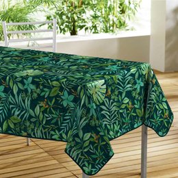NAPPE RECTANGLE 140X240 CM PVC IMP SOUS BOIS VERT