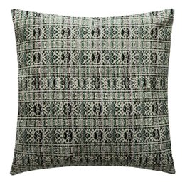 HOUSSE COUSSIN CHENILLE ARABESQUE VERT 40X40CM