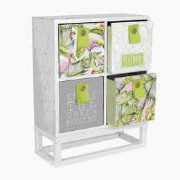 RANGEMENT 4 TIROIRS TROPICAL M4