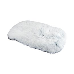 COUSSIN FLOCON REVERSIBLE 77X50X5CM FLUFFY BLANC CHINE