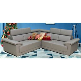 AGNES CANAPE ANGLE REVERSIBLE TAUPE
