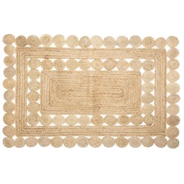 TAPIS JUTE AJOURE D.120X170CM