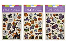 STICKERS GLITTER EN RELIEF 23X12.5CM