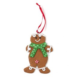 SUSPENSION BONHOMME PAIN D EPICES VERT 10CM