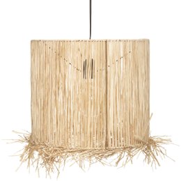 SUSPENSION RAPHIA HACIENDA NATUREL H.38CM