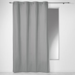 RIDEAU A OEILLETS 140X240CM PANAMA GRIS