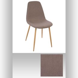 CHAISE IMITATION HETRE ROKA TAUPE