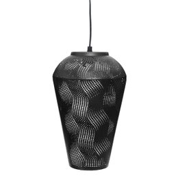 SUSPENSION METAL CONE NOIR CALIO H.32CM