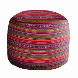 POUF ROND GAIA ROUGE