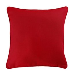 COUSSIN PASSEPOIL 40X40CM PANAMA ROUGE