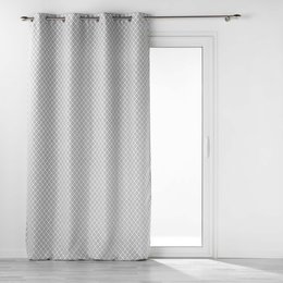 RIDEAU OEILLETS 140X260CM JACQUARD MARIELLA GRIS