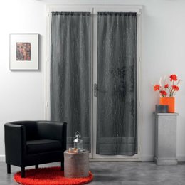 PAIRE DROITE PASSE TRINGLE 2X70X200CM FILIANE ANTHRAC