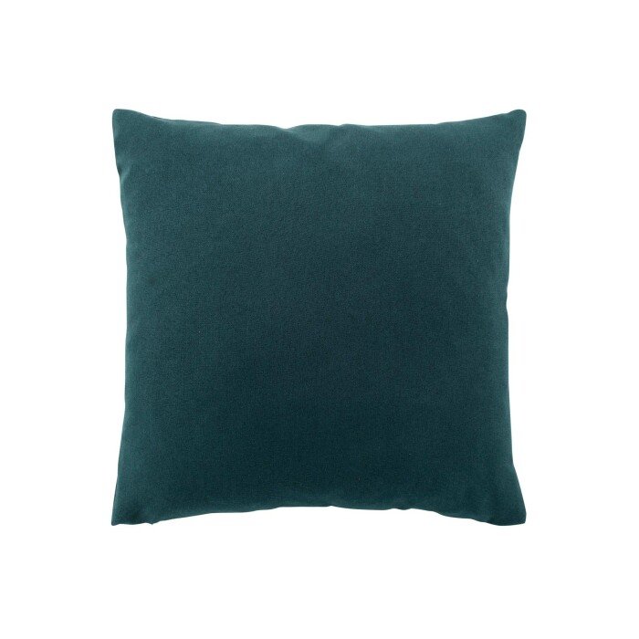 COUSSIN 60X60CM TISSE UNI MELIANE PETROLE