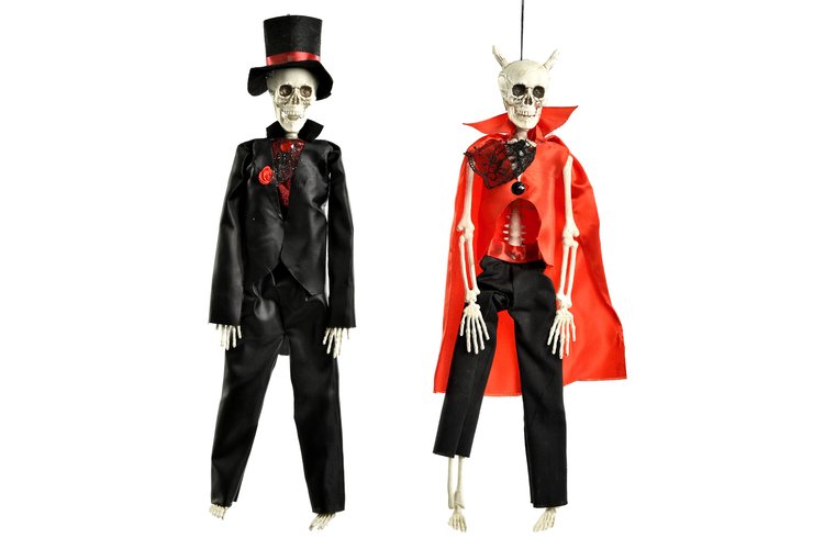 SQUELETTE VAMPIRE GROOM A ACCROCHER 40CM