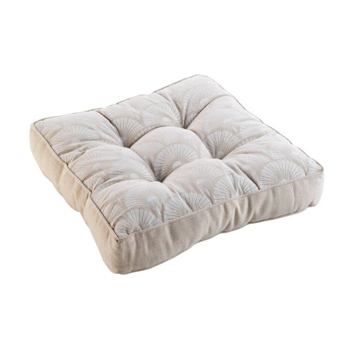 COUSSIN DE SOL 40X40X8CM IMPRIME BAHINA
