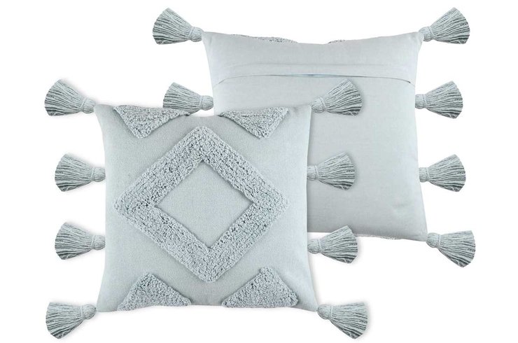 TANGER COUSSIN 40X40CM CELADON