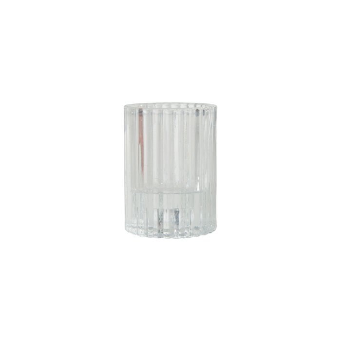 PHOTOPHORE REVERSIBLE VERRE TRANSPARENT 5.5X7.5CM