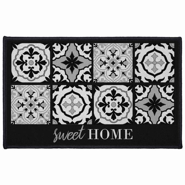 TAPIS DECO RECTANGLE 50X80 CM IMPRIME ALFAMA