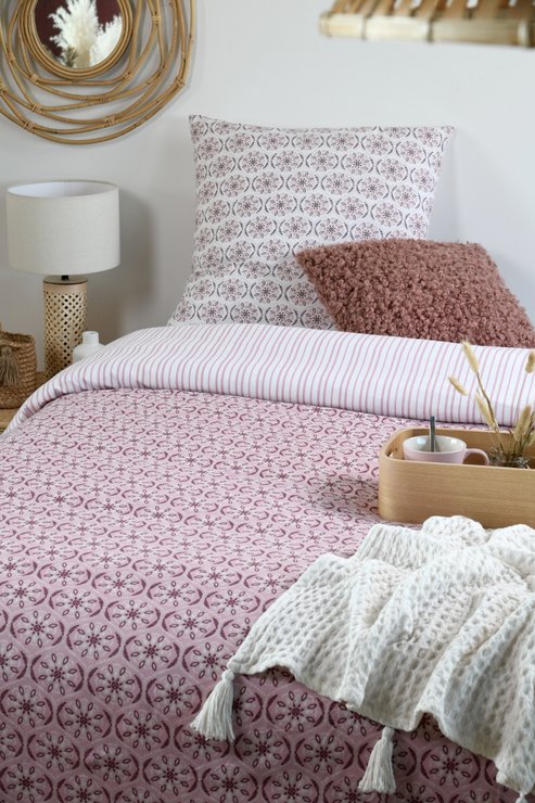EMILIA HOUSSE COUETTE 140X200CM ET 2 TAIES 63X63CM 57 FILS