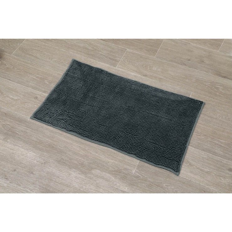 TAPIS MICROFIBRE BOULES UNI 45X75CM VERT FONCE