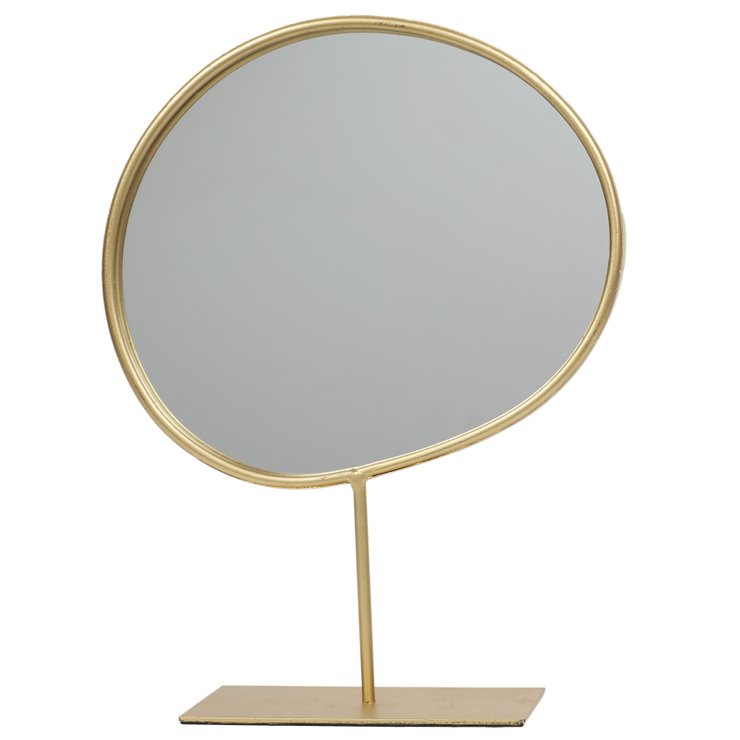 MIROIR COURBES A POSER H.30CM