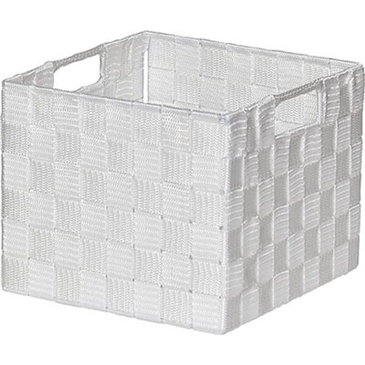 PANIER CARRE POLYESTER BLANC TAILLE S