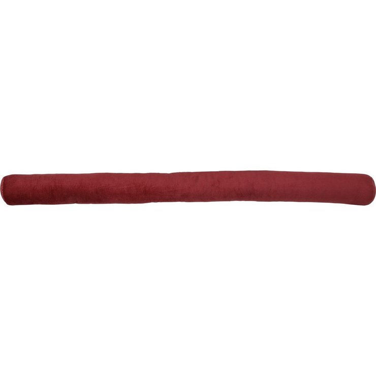 BOUDIN DE PORTE SIMPLE BOURRELET VELOURS 80CM ROUGE