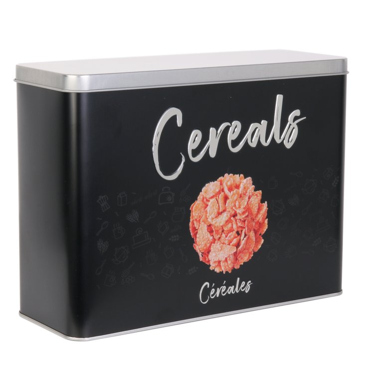 BOITE METAL CEREALES 24X18X9CM