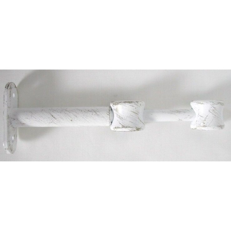 SUPPORT DOUBLE D20 150 MM X2 BLANC OR