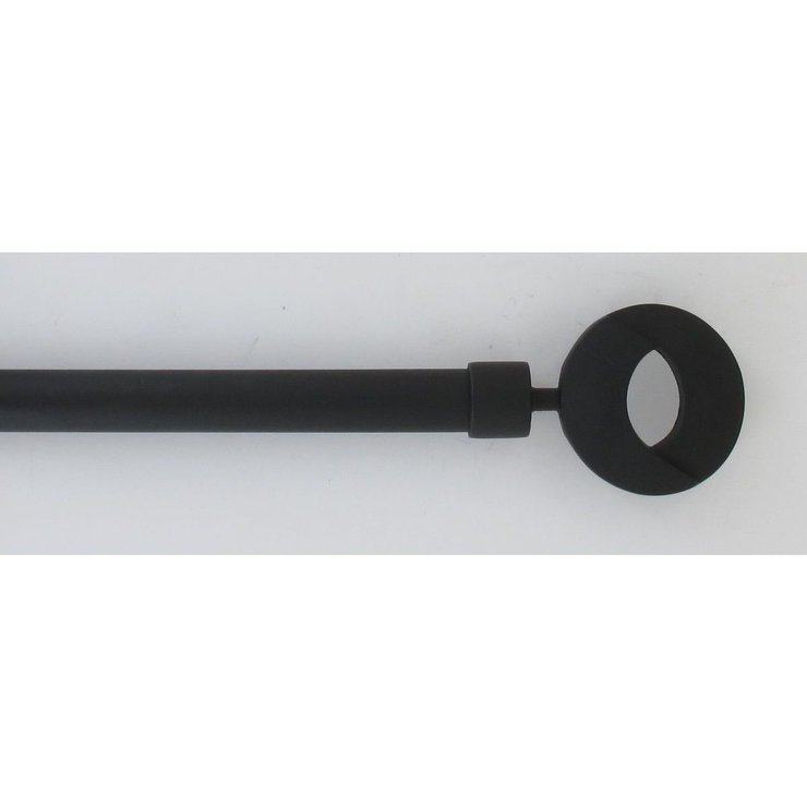 KIT EXT 120 210 CM D19 EMBOUT NEW LOOK NOIR MAT