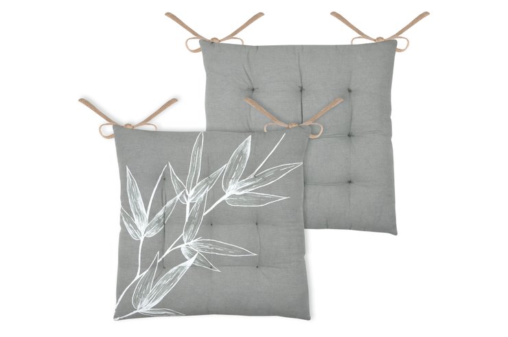 ASANA GALETTE 9 POINTS 38X38CM SAUGE COTON RECYCLE