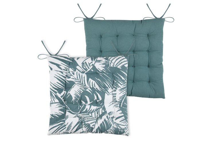 BAMAKO GALETTE 38X38CM PETROLE