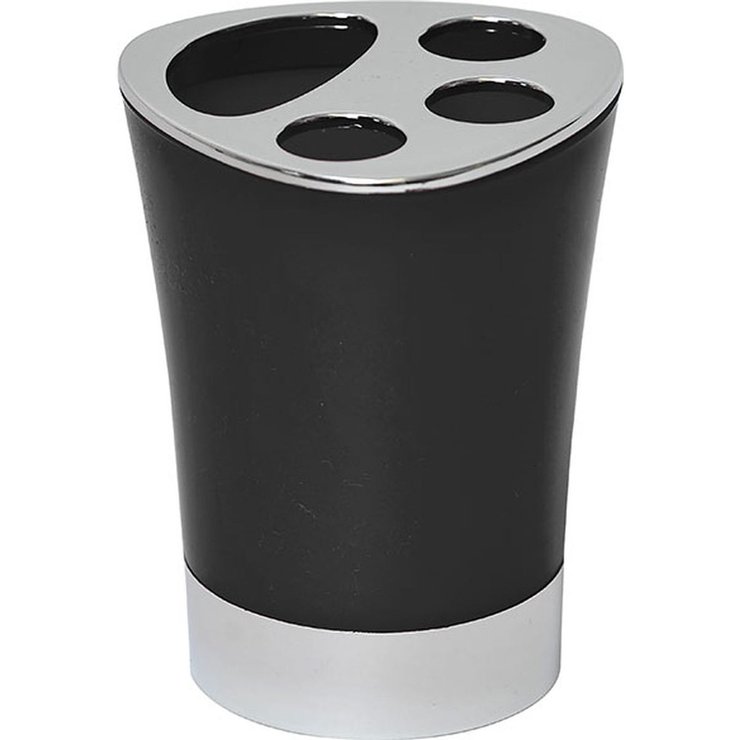 PORTE BROSSES A DENTS PP CONIQUE   NOIR