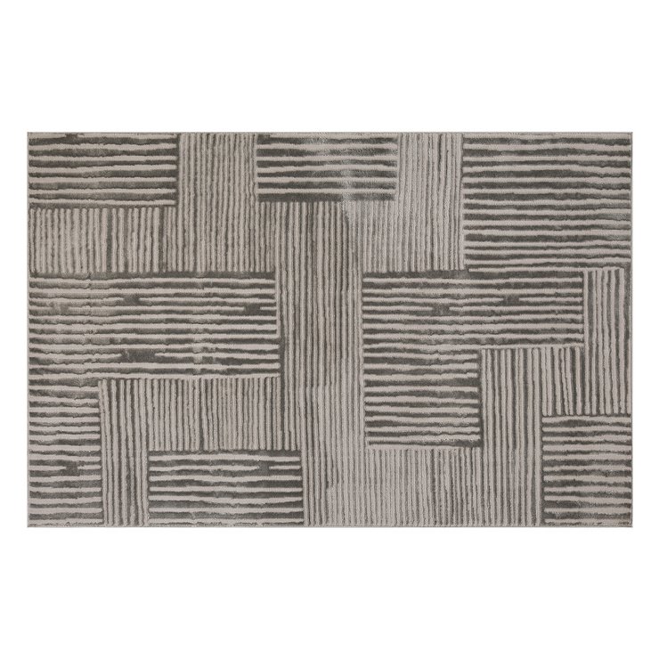 TAPIS RELIEF JANA GRIS 160X235CM