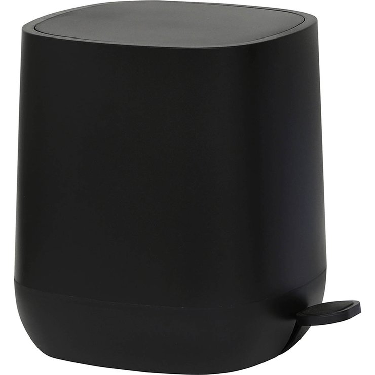 POUBELLE FREIN DE CHUTE CARREE 5L NOIR