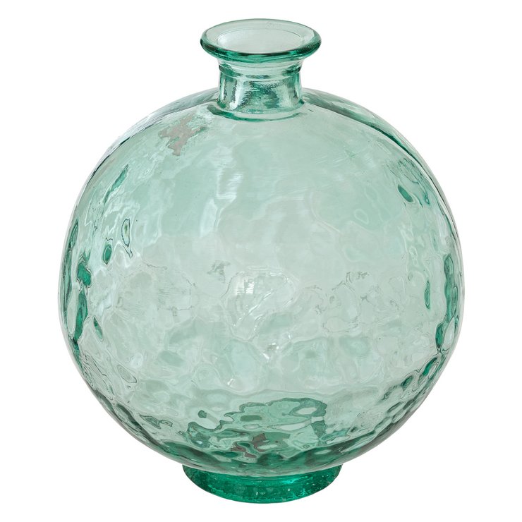 VASE VERRE RECYCLE KHEM D.25CM
