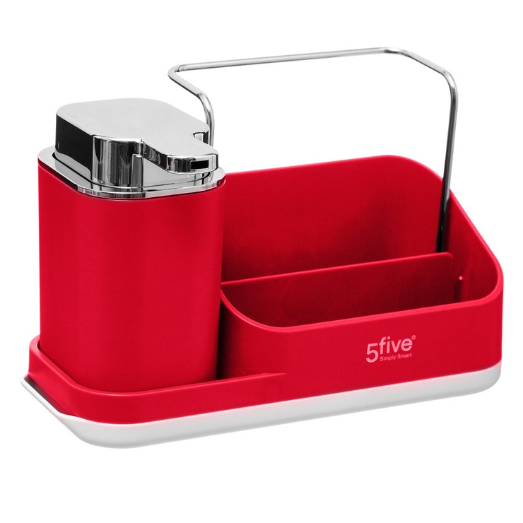 ORGANISEUR EVIER DISTRIBUTEUR ROUGE NEO