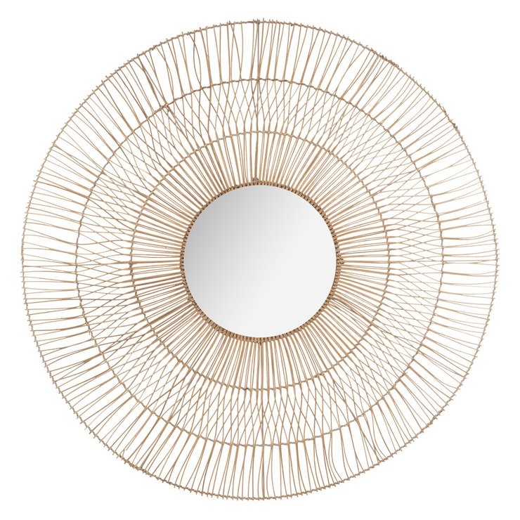 MIROIR ROTIN LONA D.110CM