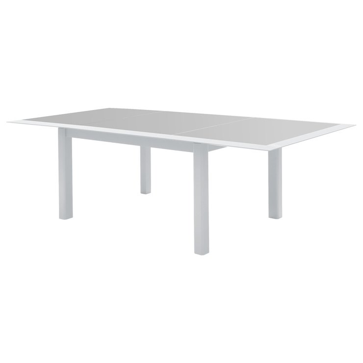 TABLE ALLURE EXTENSIBLE GRIS BLANC 10 PLACES
